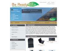 Tablet Screenshot of bereadysolar.com